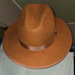 Classic Brown Fedora Hat
